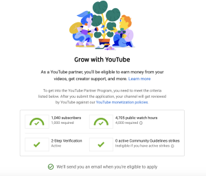 How to Apply for Monetization on Youtube