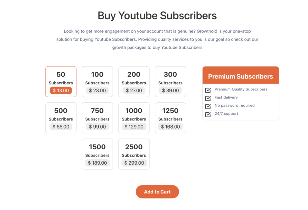 How to Buy Subscribers on Youtube