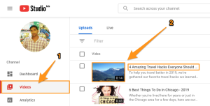 How to Edit Thumbnail on Youtube Video