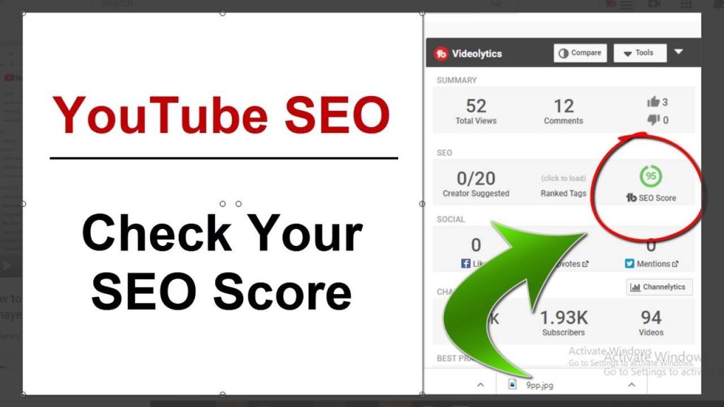 What is Seo Score in Youtube